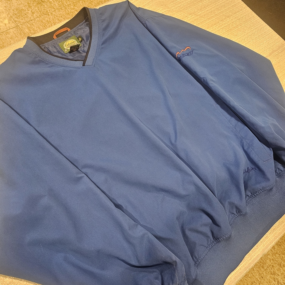 Cabela's Classic Blue V-Neck Sweater